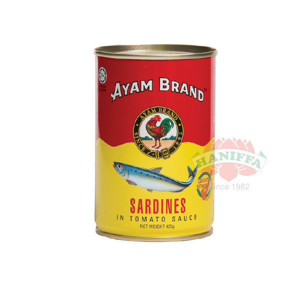 AYAM BRAND SARDINE IN TOMATO SAUCE TALL 425G Ayam Brand