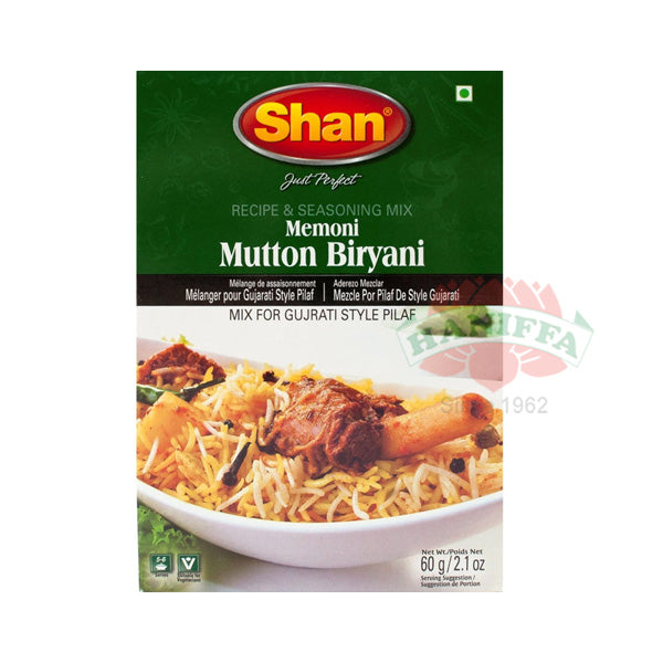 SHAN MEMONI MUTTON BIRYANI MIX 60G Shan