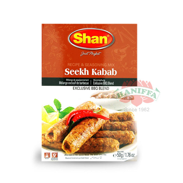 SHAN SEEKH KABAB BBQ MIX 50G Shan