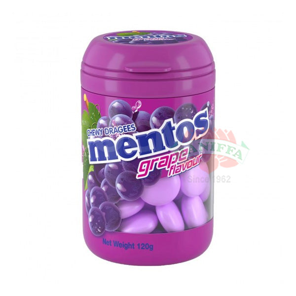 MENTOS MIX GRAPE BOTTLE120G Mentos