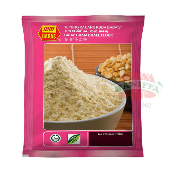 BABAS GRAM DHALL FLOUR 500G Baba's