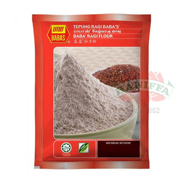 BABAS RAGI FLOUR 500G REFILL PACK Baba's