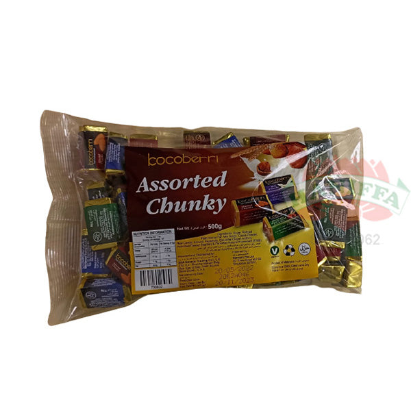 KOCOBERRI ASSORTED CHUNKIES 500G Kocoberri