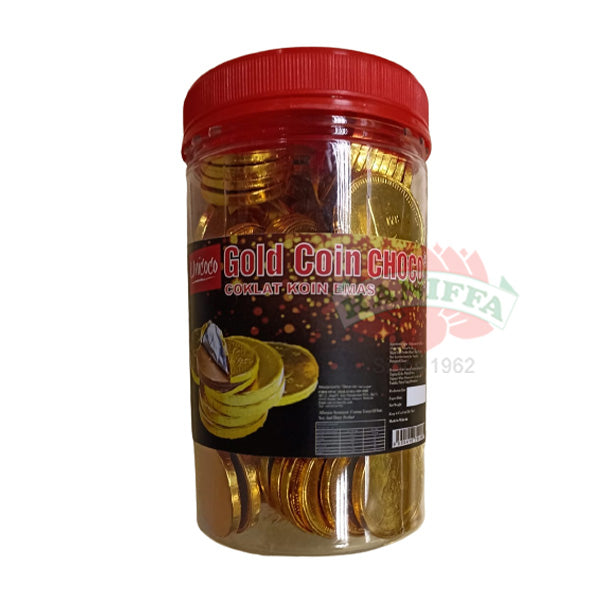 UNICOCO GOLD COIN CHOCO JAR  - 400GM Unicoco