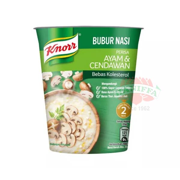 KNORR PORRIDGE AYAM AND CENDAWAN 35G Knorr