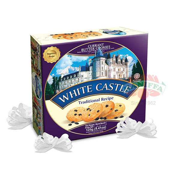 WHITE CASTLE CURRANT BUTTER COOKIES 125G White Castle