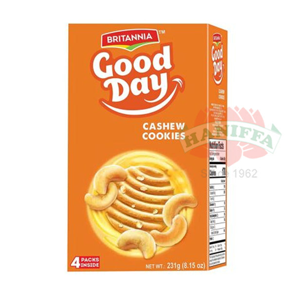 BRITANNIA GOOD DAY CASHEW COOKIES 231G Britannia