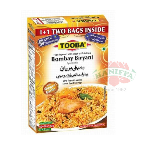 TOOBA MASALA BOMBAY BIRYANI 120G Tooba