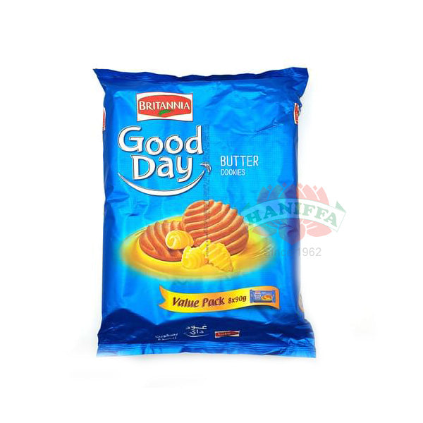 BRITANNIA GOODDAY BUTTER COOKIES 720G (8X90G) Britannia