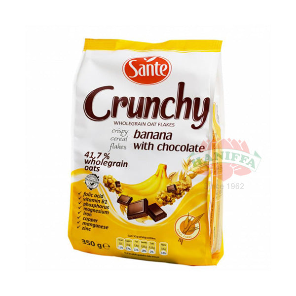 SANTE CRUNCHY BANANA WITH CHOCOLATE 5X40G Sante