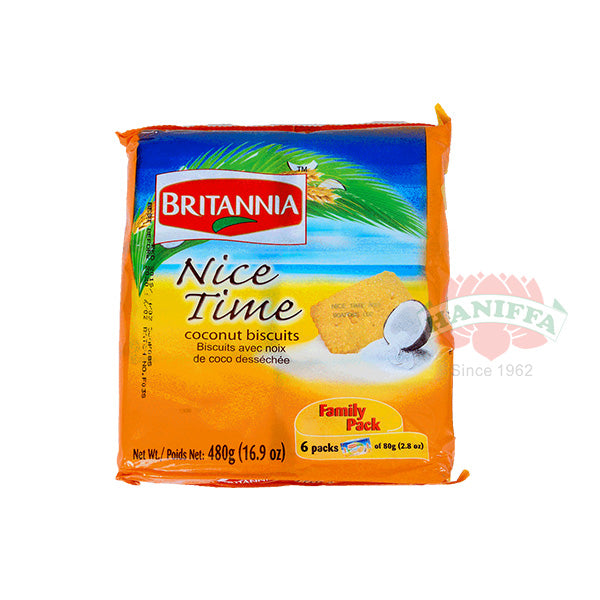 BRITANNIA NICE TIME COCONUT BISCUIT 480G Britannia