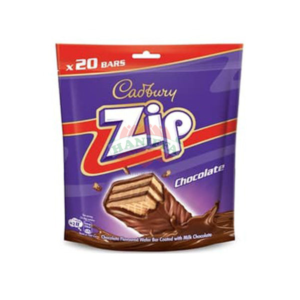 CADBURY ZIP CHOCOLATE 20 BARS X 125G Cadbury