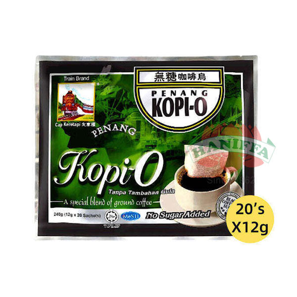 PENANG KOPI-O (NO SUGAR ADDED) 240G Train Brand