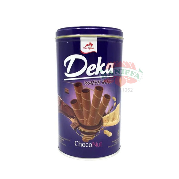 DEKA WAFER ROLL CHOCO NUT 30'Sx12G (TIN) Deka