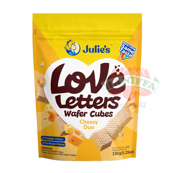 JULIE'S WAFER CUBES CHEESY DEO 150G Julies