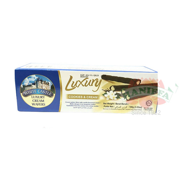 WHITE CASTLE  LUXURY COOK & CREAM 100G White Castle