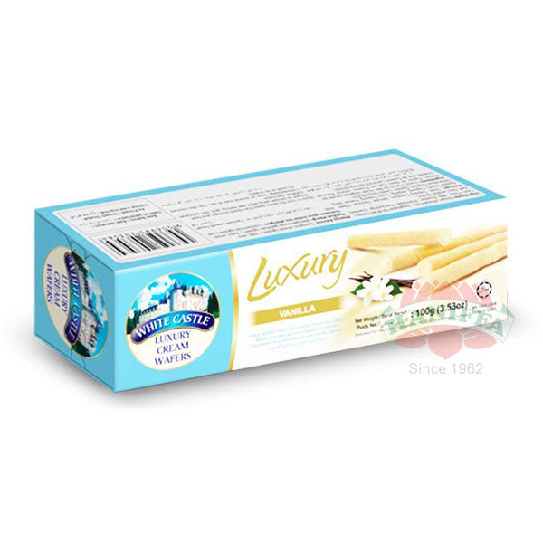 WHITE CASTLE LUXURY VANILLA WAFER 100G White Castle