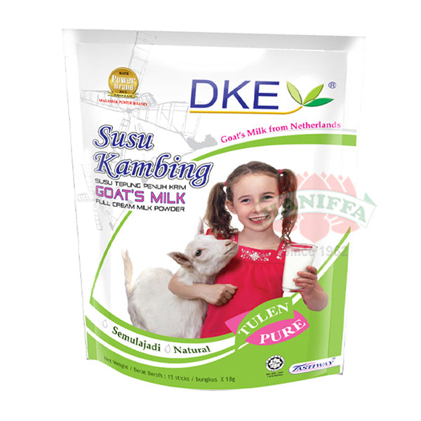 DKE PURE GOAT'S MILK POWDER 18Gx15STICK DKE