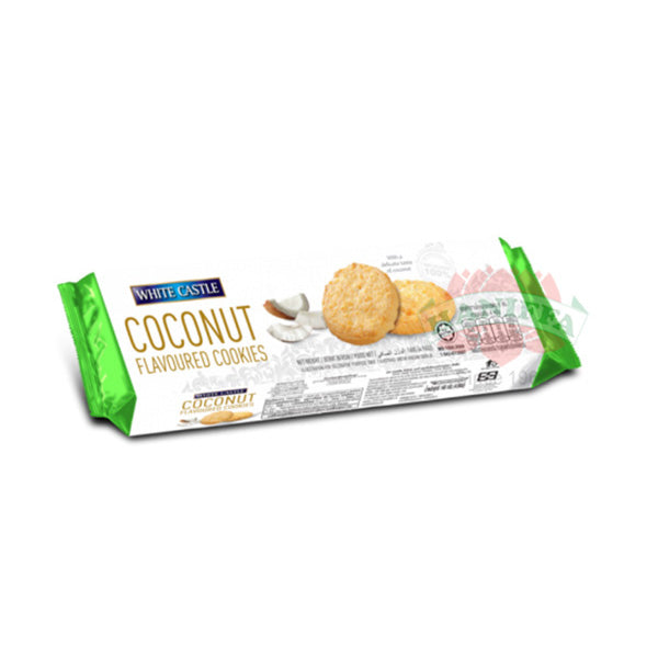 WHITE CASTLE SEA SALT COCONUT COOKIES 140G White Castle