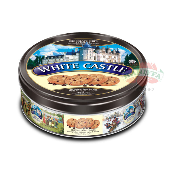 WHITE CASTLE BUTTER COOKIES CHOCOLATE CHIPS 105G White Castle