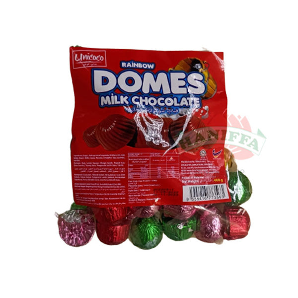 UNICOCO DOMES MILK CHOCOLATE 400G Unicoco