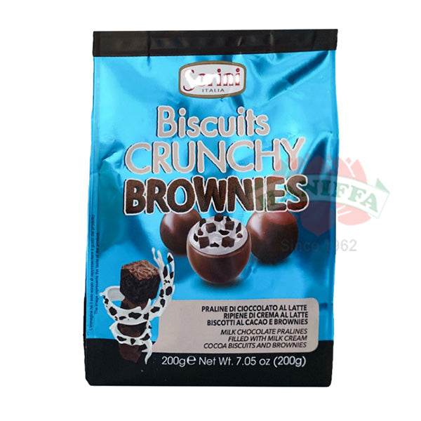 SORINI BISCUITS CRUNCHY BROWNIES 200G Sorini