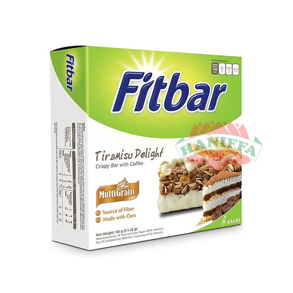 FITBAR TIRAMISU DELIGHT CRISPY BAR 22G Fitbar