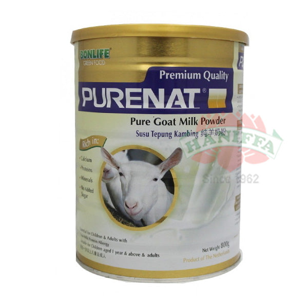 PURENAT GOAT MILK POWDER 1 YEAR ABOVE AND ADULTS (TIN) Bonlife