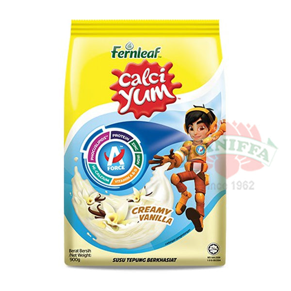 FERNLEAF CALCIYUM POWDER VANILLA 900G (REFILL PACK) Fernleaf