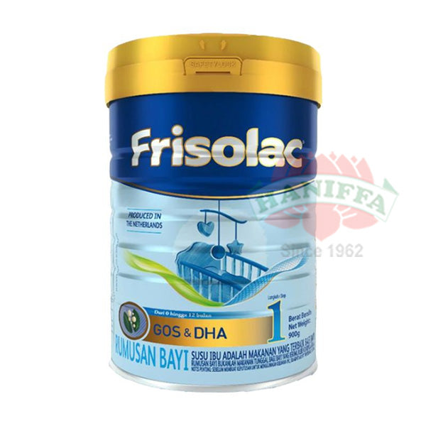 FRISOLAC GOS & DHA STEP1(0-12 MONTHS) 900G (TIN) Frisolac