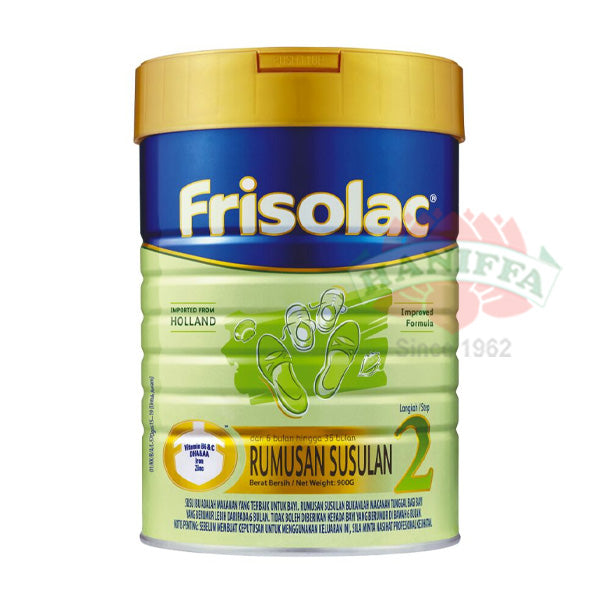 FRISOLAC GOS & DHA STEP2 (6-18 MONTHS) 900G (TIN) Frisolac