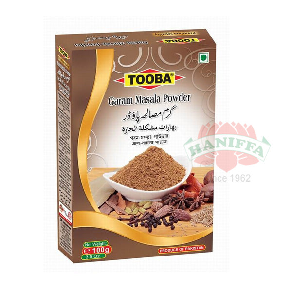 TOOBA GARAM MASALA POWDER 100G Tooba