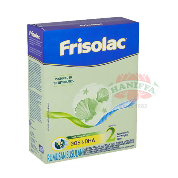 FRISOLAC GOS & DHA STEP2(6-18 MONTHS) 600G Frisolac