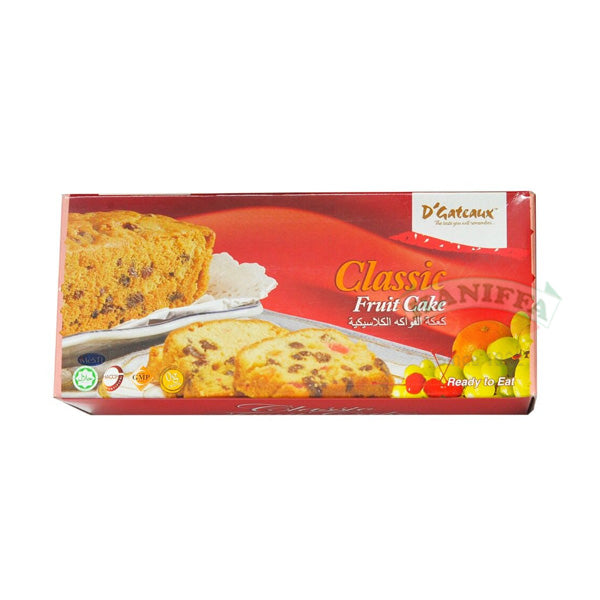 D'GATEAUX CLASSIC FRUIT CAKE 350G D'Gateaux