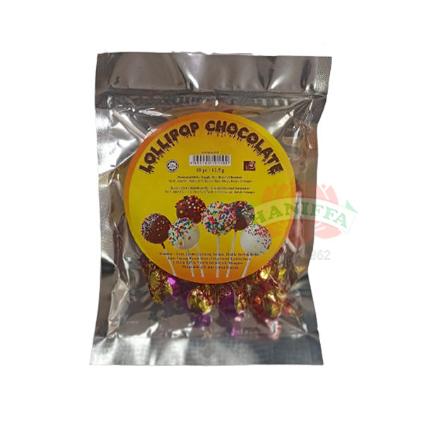 CHRISTAL LOLLIPOP CHOCOLATE 125G(10PCS) Malawati