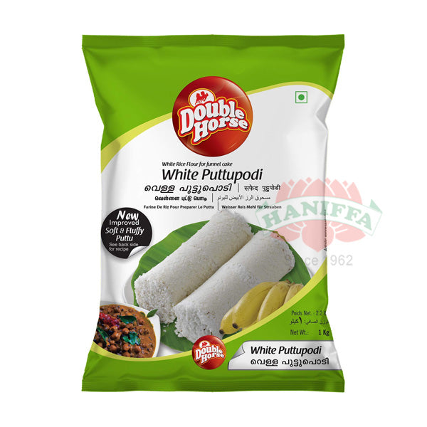 DOUBLE HORSE WHITE PUTTU PODI 1KG Double Horse