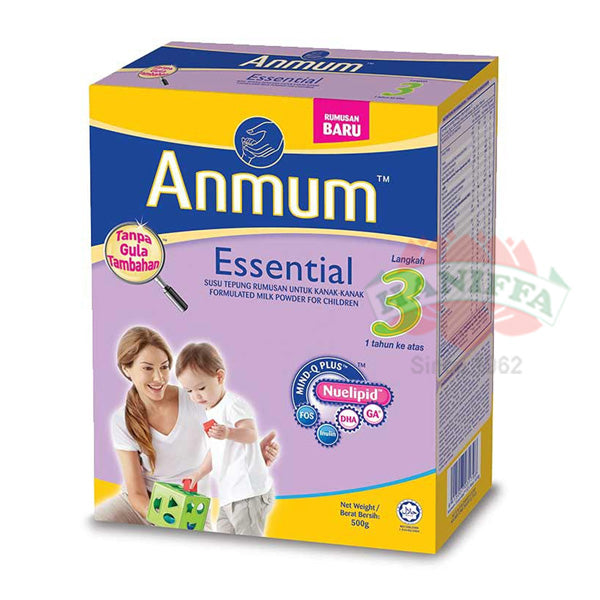 ANMUM IESSENTIAL STEP3 (1YEARS ABOVE) PLAIN 550G Anmum