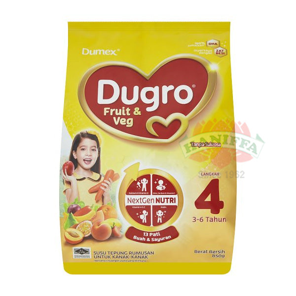 DUGRO STEP4(3-6YEARS) HONEY 850G (REFILL PACK) Dumex