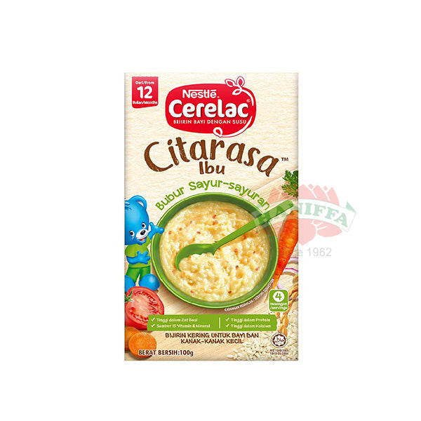 NESTLE CERELAC CITARASA IBU PORRIDGE VEGGIE 100G Nestle