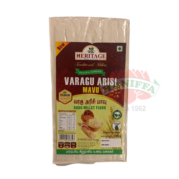 RK HERITAGE VARAGU ARISI MAVU 500G RK Heritage