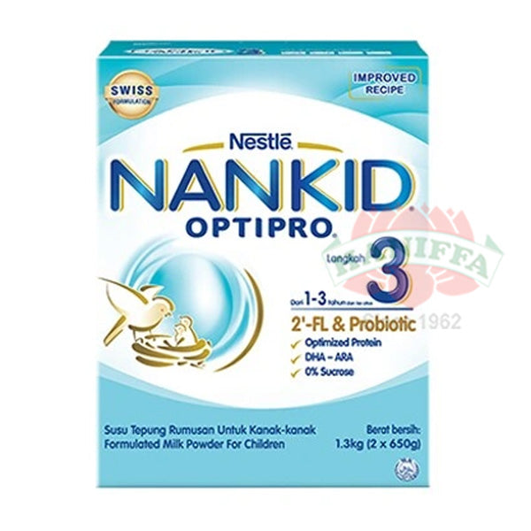 NESTLE NANKID OPTIPRO STEP3(1-3YEARS) BIB 600G Nestle