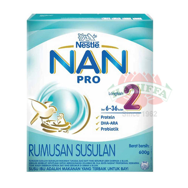 NESTLE NAN PRO STEP2(6-36 MONTHS) BIB 2X650G Nestle