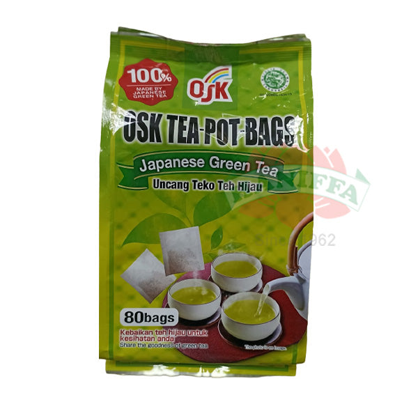 OSK TEA POT BAGS JAPANESE GREEN TEA 80BAGS Osk