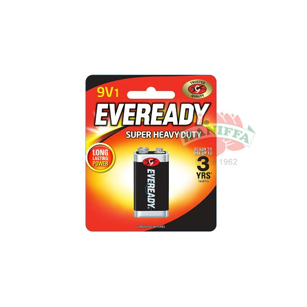 EVEREADY SUPER HEAVY DUTY 1222 BP1 '9V1' Eveready