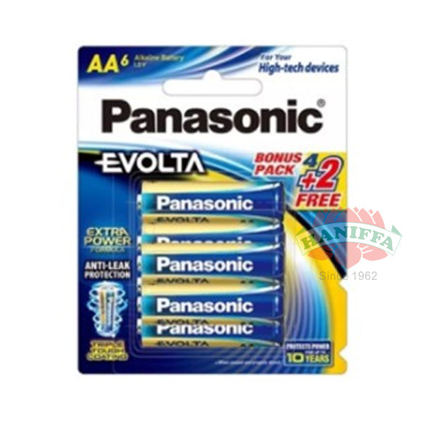 PANASONIC EVOLTA BATTERY AA SIZE 4PCS+2FREE Panasonic