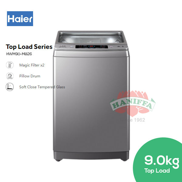 HAIER 9KG TOP LOAD WASHING MACHINE HWM90-M826 Haier