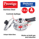 PRESTIGE DELUXE ALPHA PRESSURE COOKER WITH HAND 1.5LTR Prestige