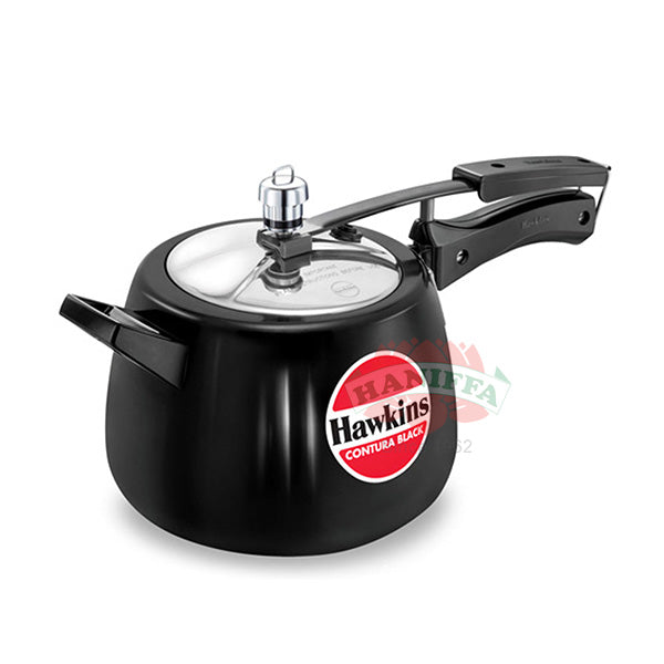 HAWKINS CONTURA BLACK PRESSURE COOKER 4LTR Hawkins