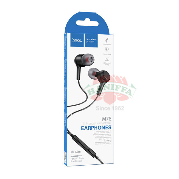 HOCO M78 STEREO EARPHONE Hoco