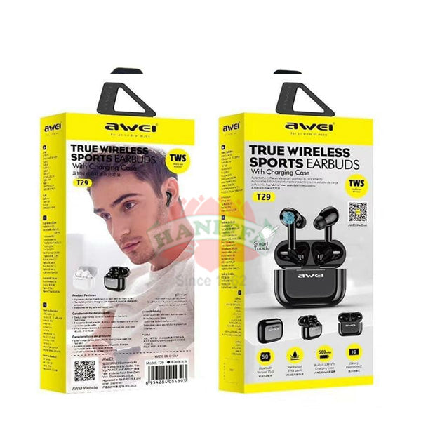 AWEI TRUE WIRELESS SPORTS EARBUDS T29P EARPHONE Awei